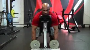 chest supported row machine